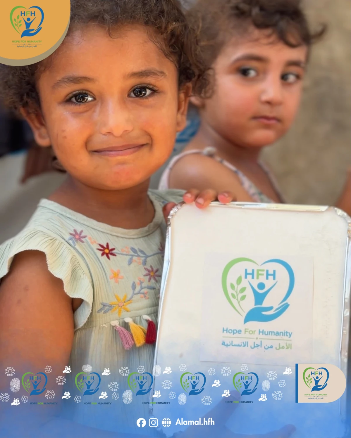 500 Meals of Hope: HFH Brings Joy to Children in Displacement Camps 2